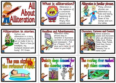 Free printable teaching resource Alliteration Posters