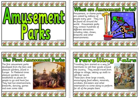 Free Printable History of Amusement Parks Posters for Display