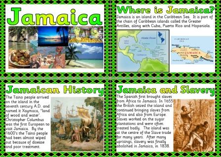 Free Printable Jamaica Information Posters for Geography Teachers