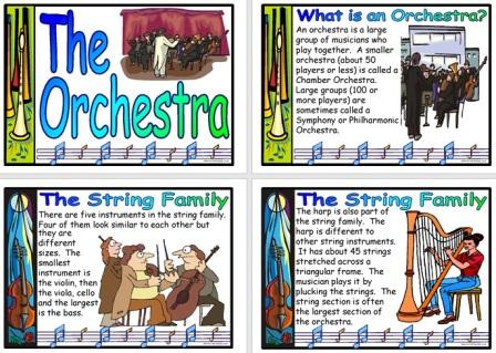 Free Printable Orchestra Information Posters