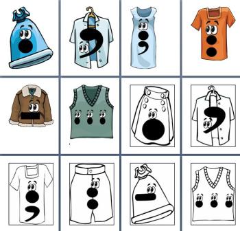 Free Printable Clothesline Punctuation Characters