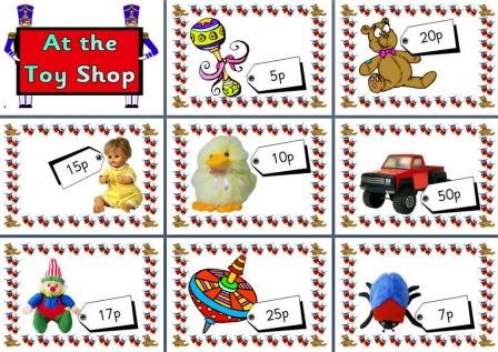 Free Printable Toy Shop Maths Role Play Area