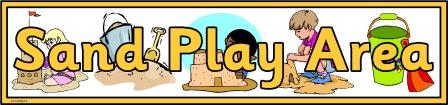 Sand Play Area Banner