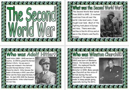 Free Printable History Teaching Resource WWII