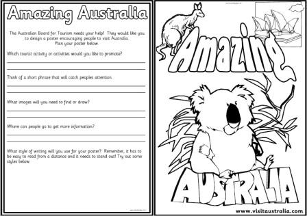 Free Printable Australia Worksheets Teaching Resource