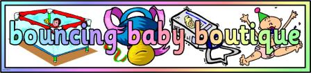 Baby Boutique Role Play Area Banner