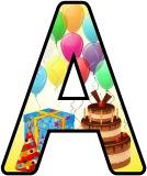 Birthday Background display lettering sets to create a Birthday Board in your  classroom.