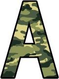 camouflage lettering