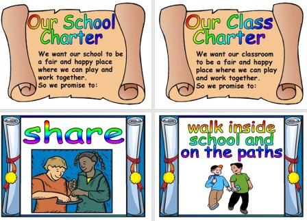 Free Printable Our School or Our Class Charter