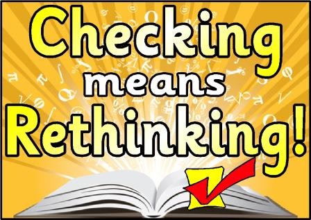 Checking means Rethinking Poster