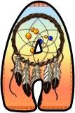 Free printable Native American Dreamcatcher background instant display digital lettering sets for classroom display.