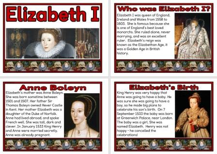 Free printable Elizabeth I Tudor Times Posters History Resource