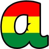 Flag of Ghana background lettering