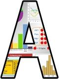 Free printable Maths graphs and charts background instant display lettering sets for classroom display.