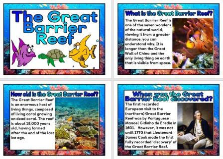 Free Printable Posters about the Great Barrier Reef