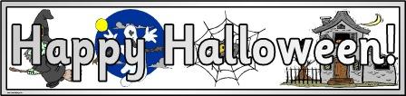 Free Printable Happy Halloween Banner