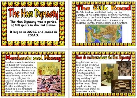 Free Printable Han Dynasty Chinese Ancient History Information Posters