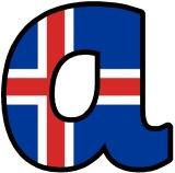 Free printable Iceland flag digital instant display lettering sets