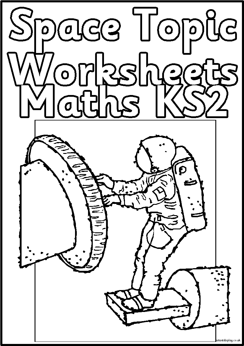 Space Themed Maths Worksheets