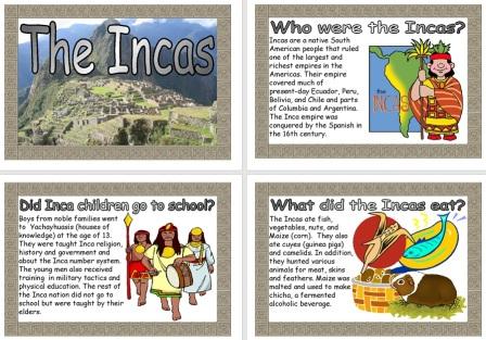 Free Inca Teaching Resource History Information Posters