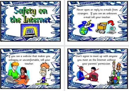 Free Posters about how to stay safe on the internet