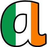 Flag of Ireland display lettering sets