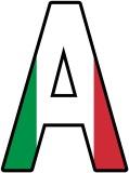 Free printable Italy, Italian flag lettering for classroom bulletin board display