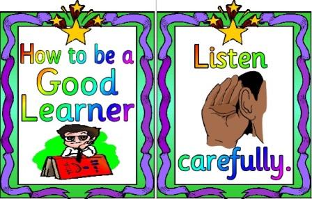 Free printable how to be a good learner simple Posters