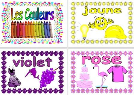 Free French Vocabulary Posters Les Couleurs Colours