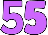 Free printable instant display lettering sets for classroom bulletin board displays - Lilac, light purple numbers set