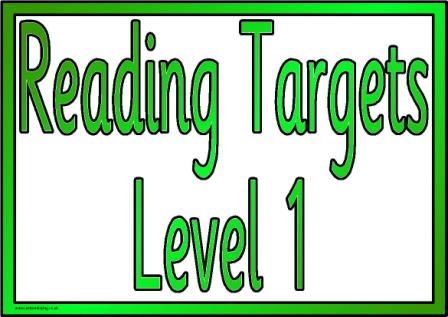 Reading Targets Level 1