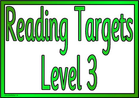 Reading Targets Level 3