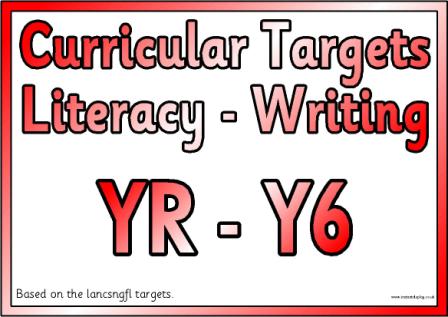 Literacy Targets for Writing