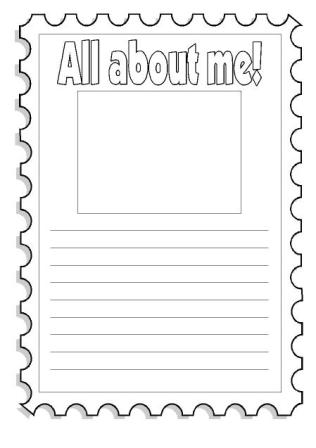 All about me Worksheet