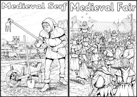 Free Printable Medieval Times Colouring Book