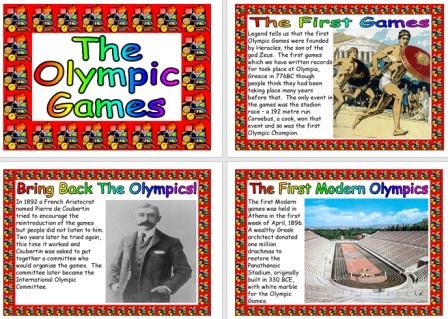 Free Printable Olympic Games Information Posters