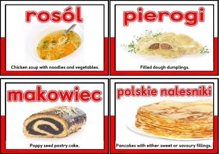 Free Printable Polish World Food from Poland