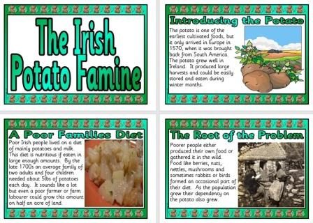 Free Printable Irish Potato Famine Posters