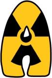 Free teaching resources Radioactivity symbol background lettering sets for classroom display.