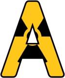 Free teaching resources Radioactivity symbol background lettering sets for classroom display.
