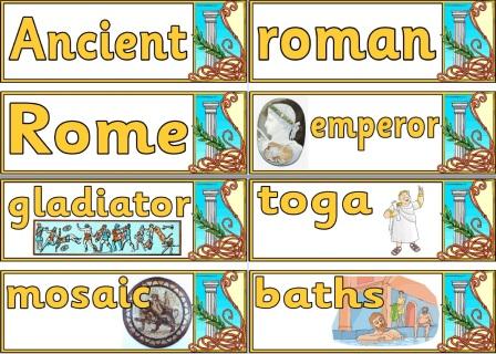 Free Printable Roman Vocabulary Cards