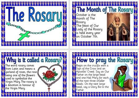 The Rosary Information for Children How to Pray