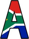 Free printable South African flag background instant display classroom bulletin board displays.
