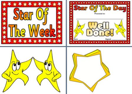 Star Certificates  Star of the Day Star of the Week Free Printable Certificates