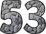 Stone background Stoneage free printable instant display lettering sets for classroom bulletin board displays.