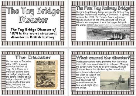 Free Printable Tay Bridge Disaster Information Posters
