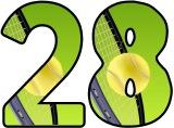 Free printable tennis background instant display lettering sets for classroom bulletin board display.  Great for a Wimbledon topic.