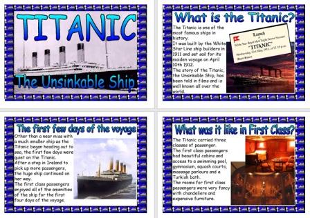Free printable titanic information posters