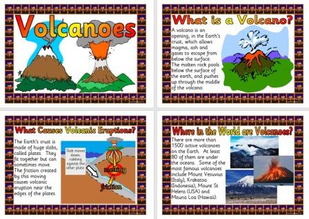 Free Printable Geography Teaching Resource - Volcanoes